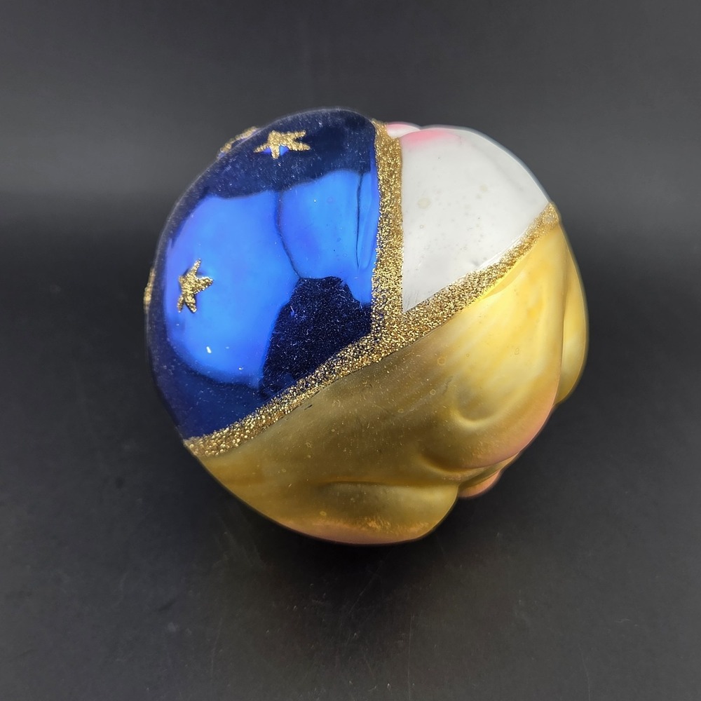 Kurt S. Adler Polonaise Goodnight Day Sun Moon Hand Blown Christmas Ornament - Picture 6 of 7